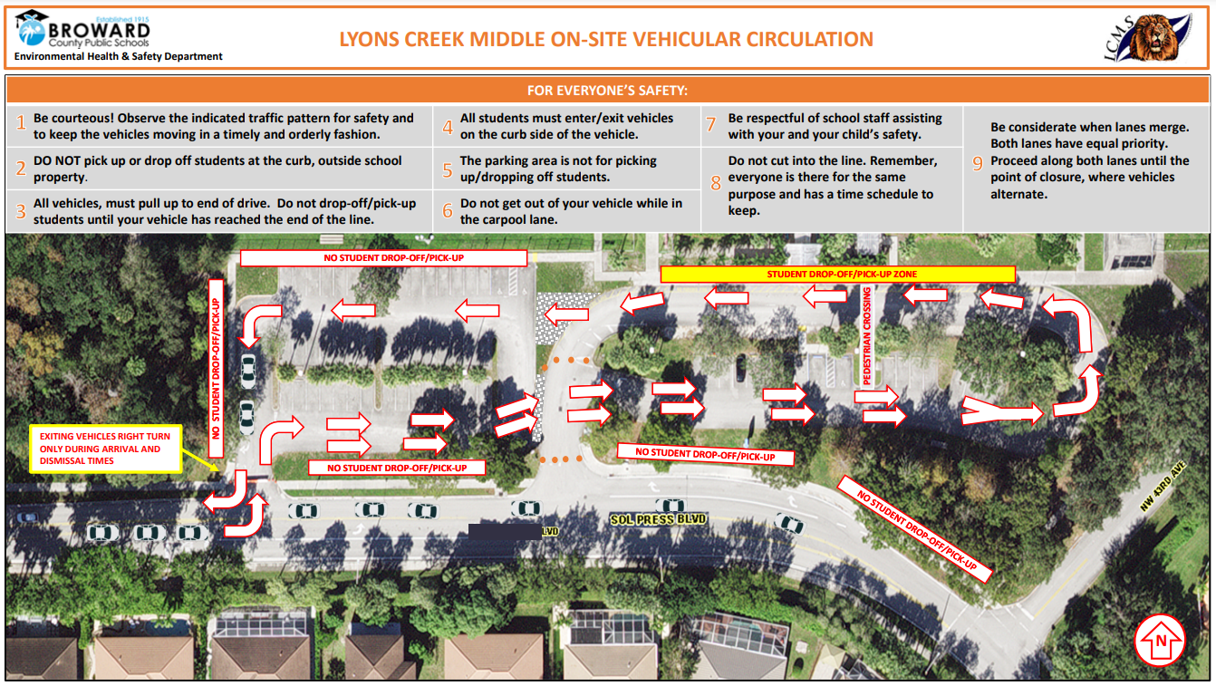  Lyons Creek Middle On-Site Vehicular Circulation
